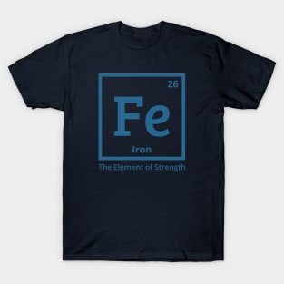 "Iron Resilience: The Elemental Essence of Strength T-Shirt